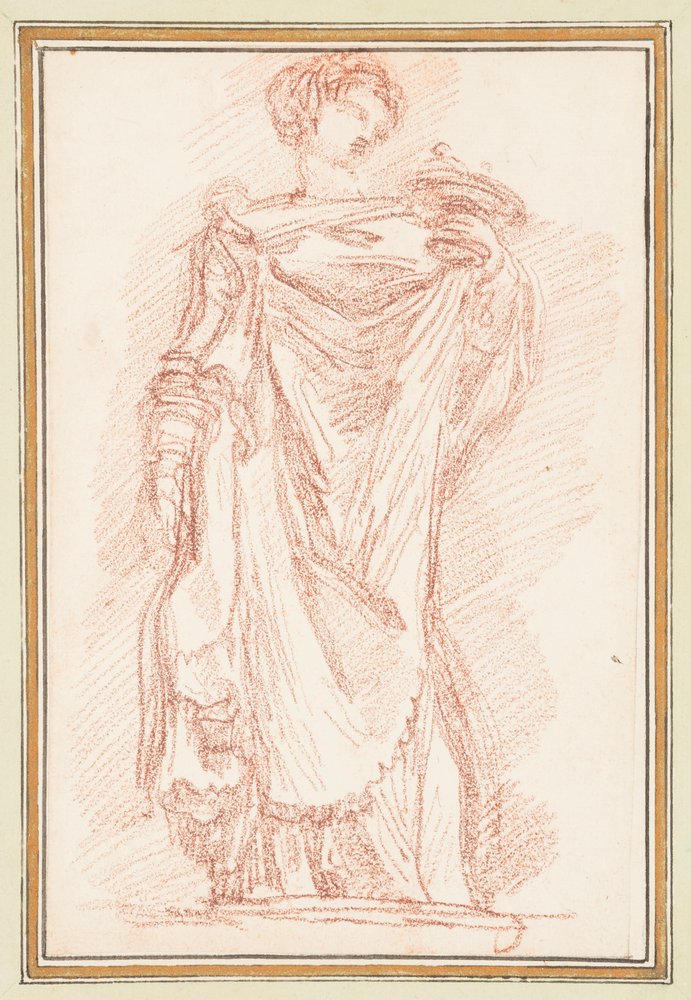 Figura Masculina de Pie en Quitón de Jean-Robert Ango