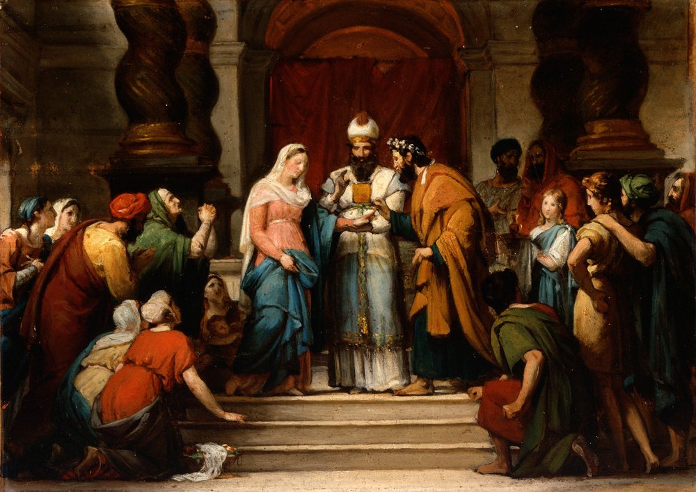 El Matrimonio de la Virgen, 1833 de Jérôme-Martin Langlois