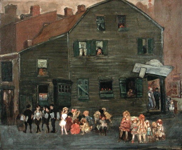 La Casa Vieja, c.1910 de Jerome Myers