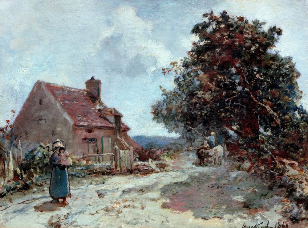 En los alrededores de Nevers de Johan-Barthold Jongkind