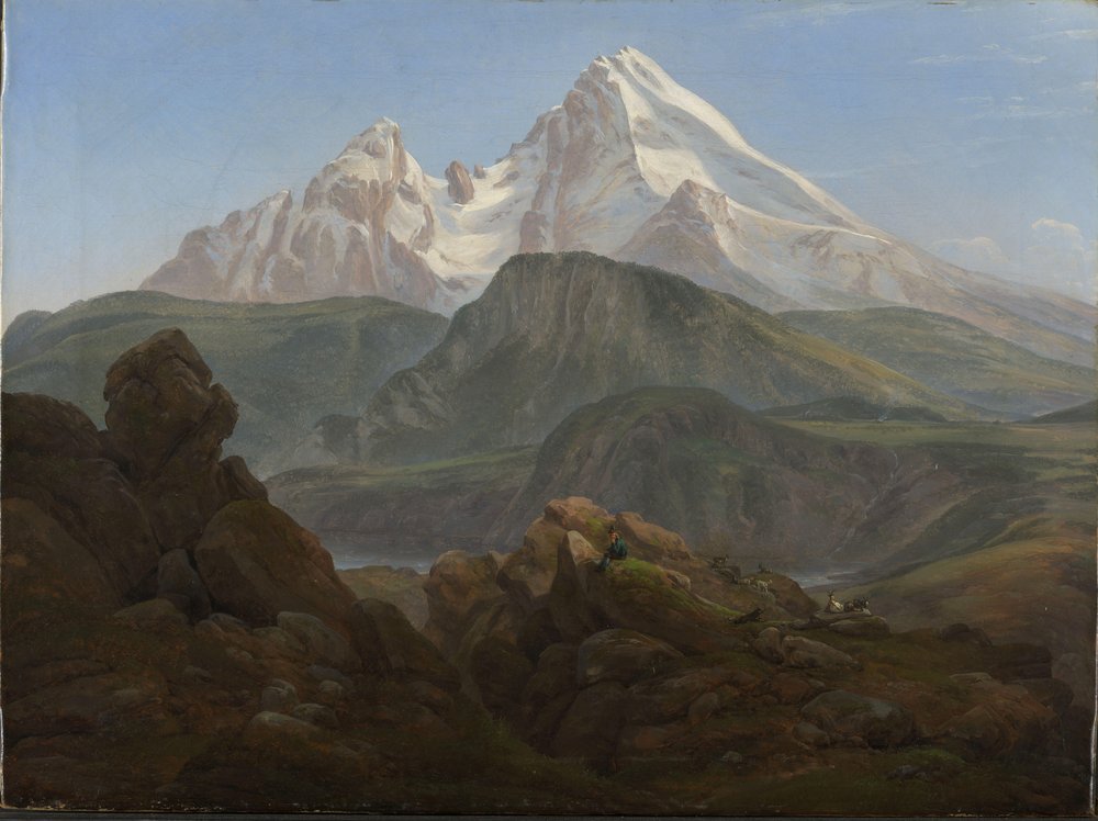 El Watzmann de Johan Christian Dahl