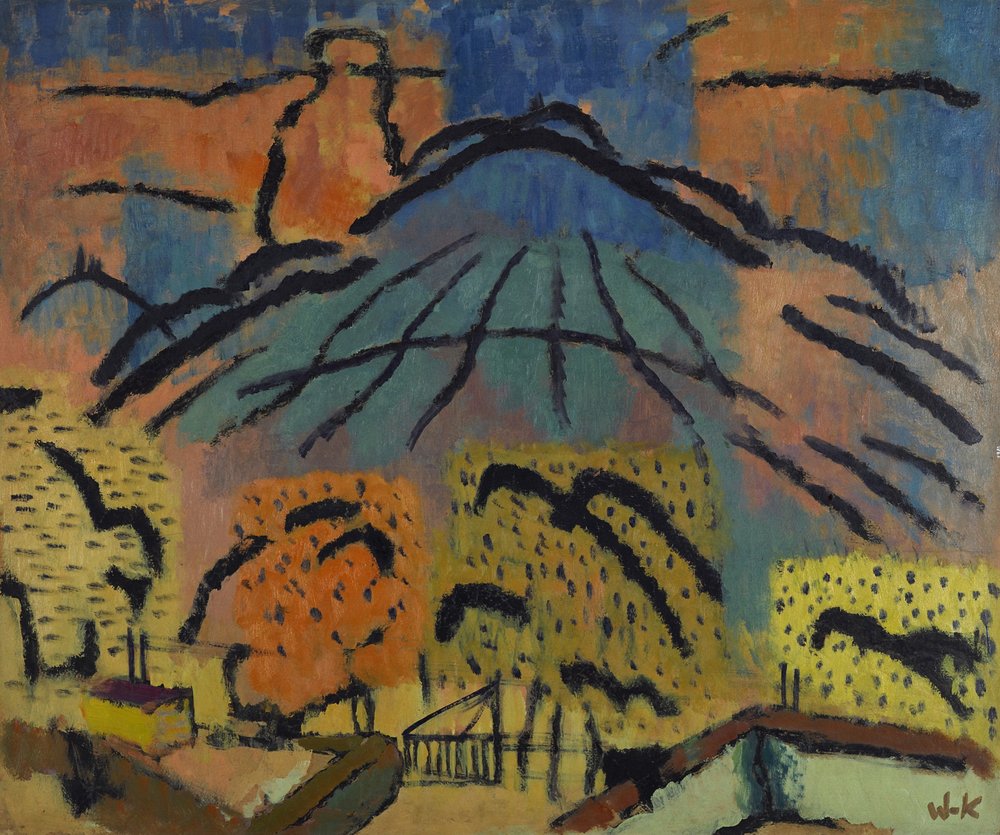 Montaña cerca de Metzinger de Johans Valters