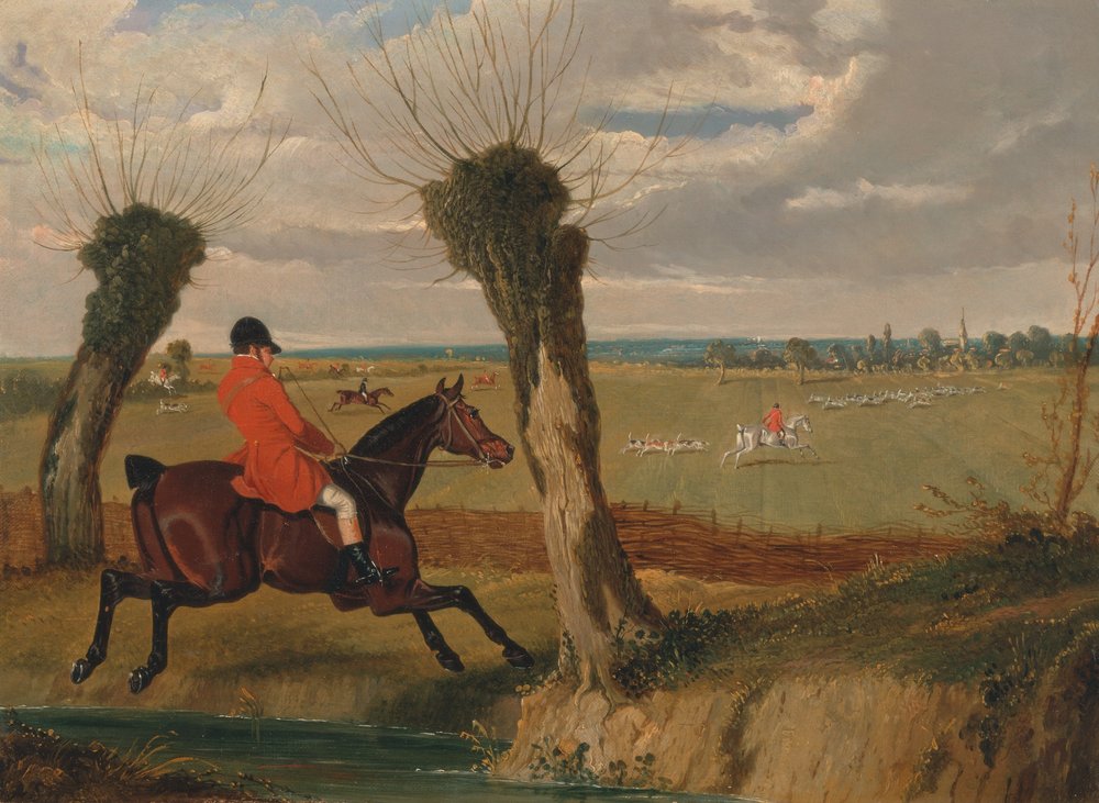 La caza de Suffolk - Galope completo de John F. Herring