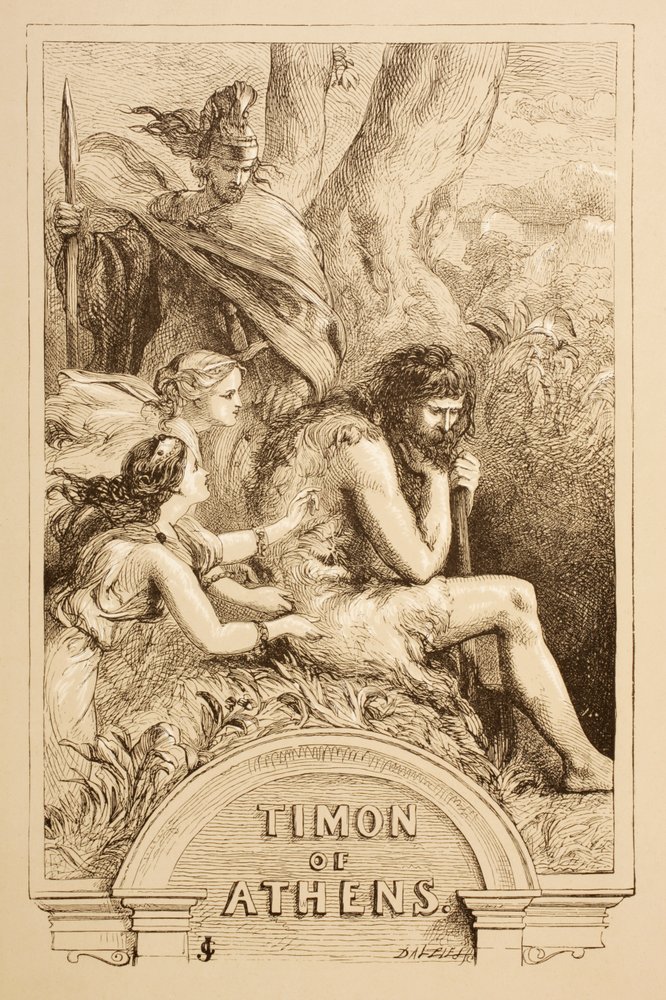 Ilustración para Timón de Atenas, de 