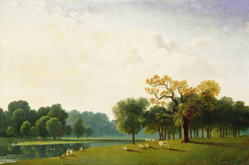 Vista del Serpentine, 1815 de John Martin