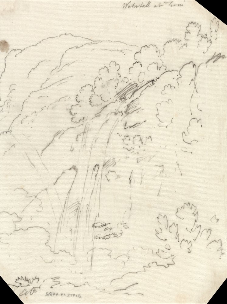 Cascada en Terni de John Robert Cozens