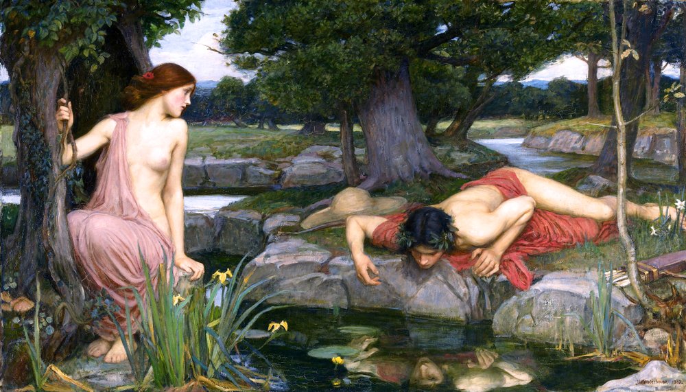 Eco y Narciso de John William Waterhouse