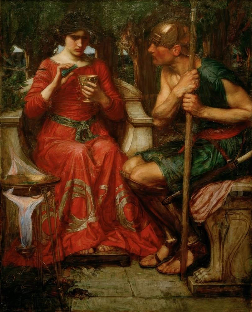 Jasón y Medea de John William Waterhouse