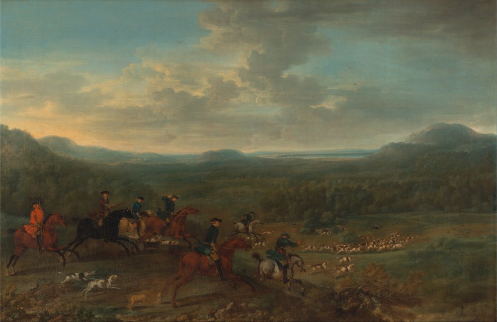 Una cacería de zorros de John Wootton