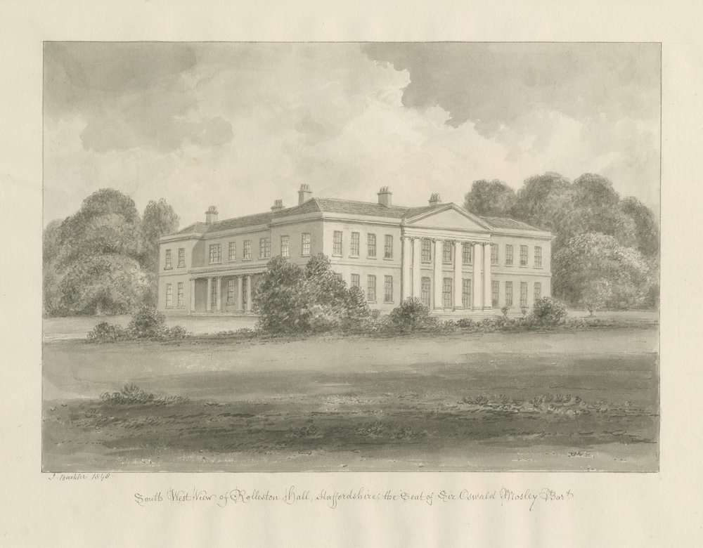Rolleston Hall de John Buckler