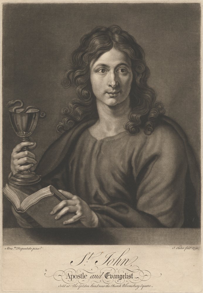 San Juan, Apóstol y Evangelista de John Faber the younger