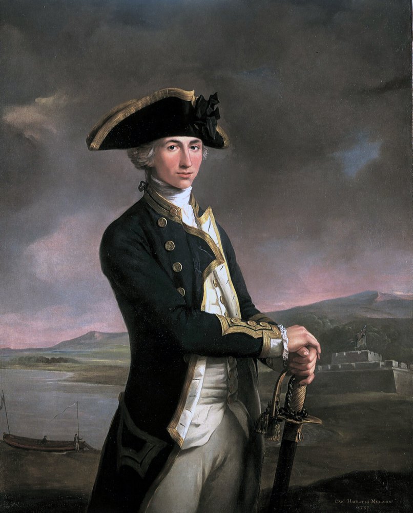 Retrato de Horatio Nelson (1758-1805) de John Francis Rigaud