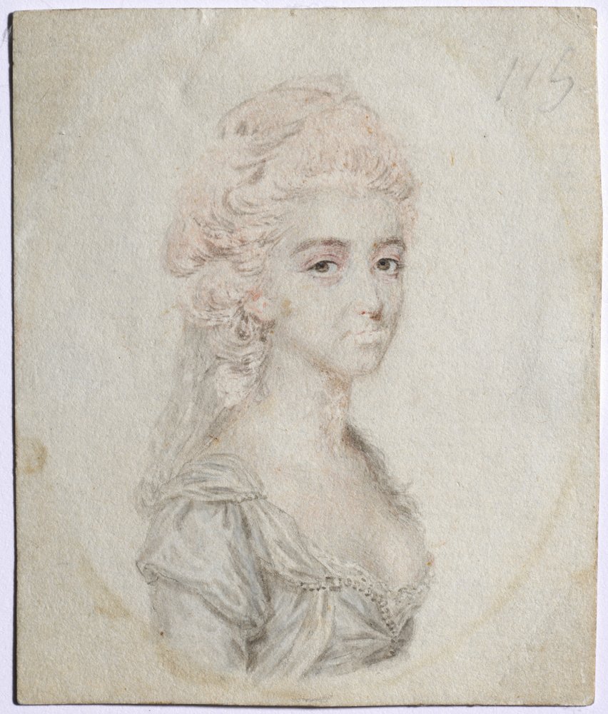 Retrato de una mujer, c. 1776 de John I. smart