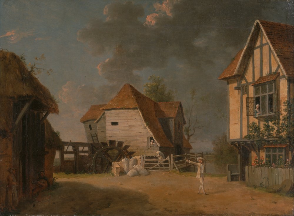 Una escena de "La doncella del molino de John Inigo Richards RA