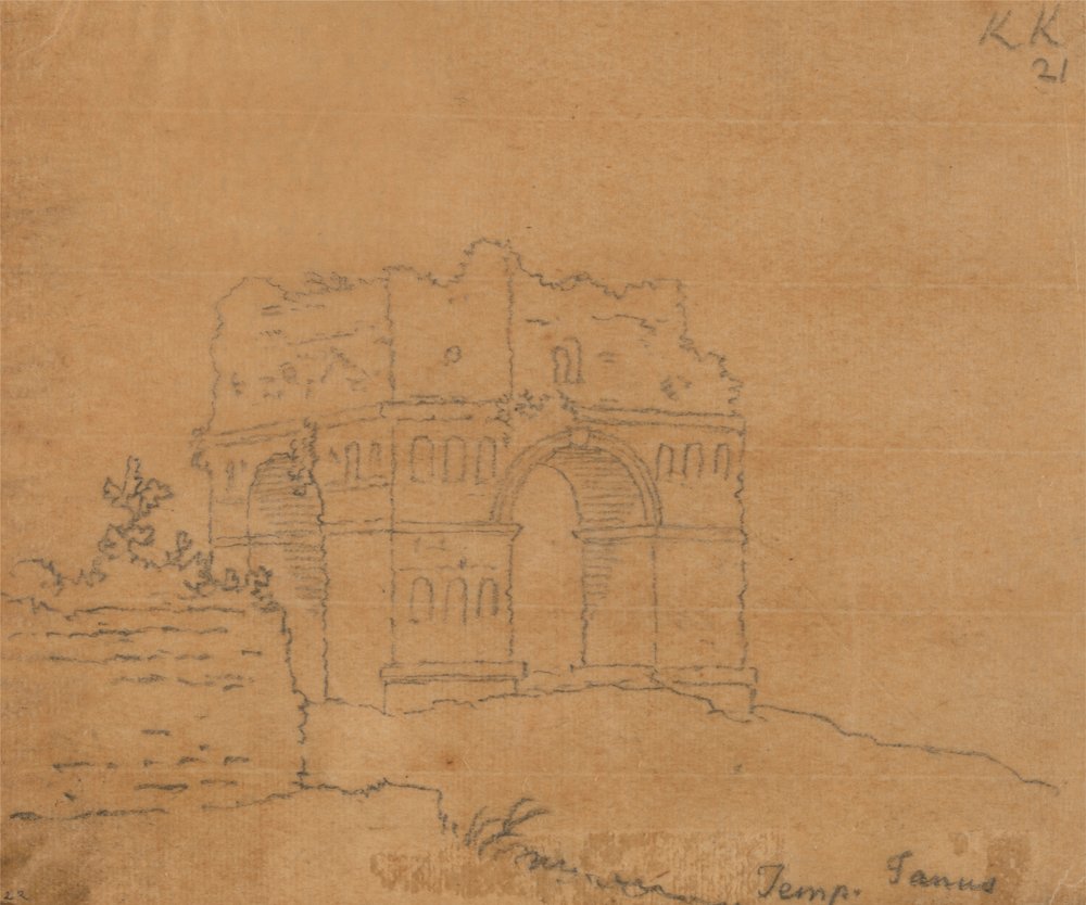Templo de Jano de John Robert Cozens