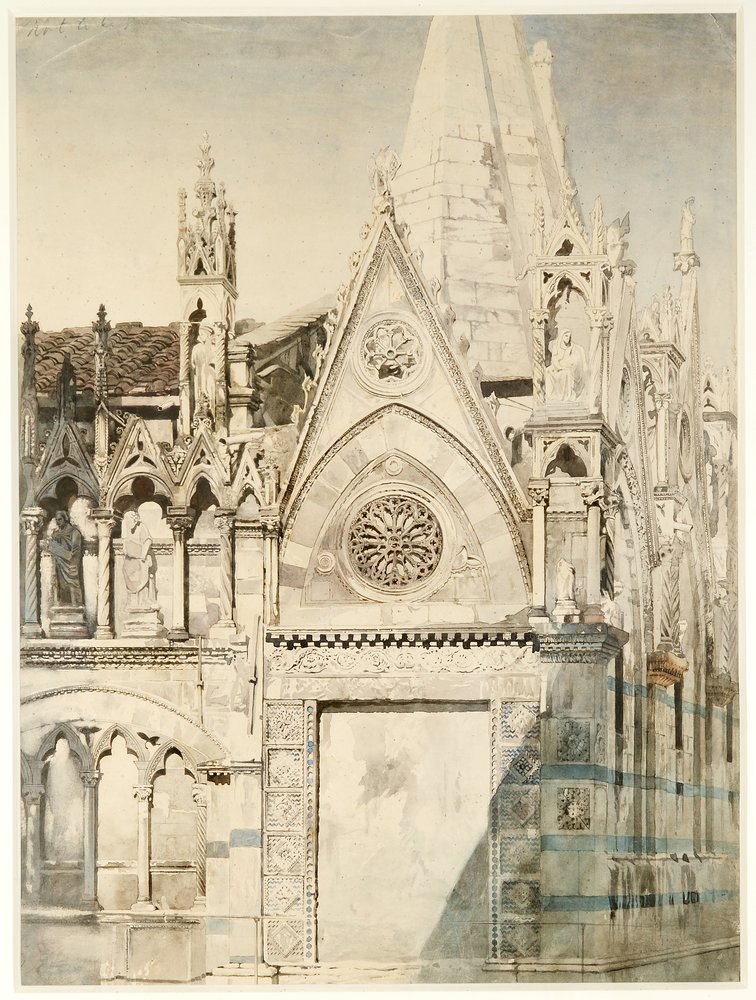 Santa Maria della Spina, extremo este, Pisa, Italia de John Ruskin