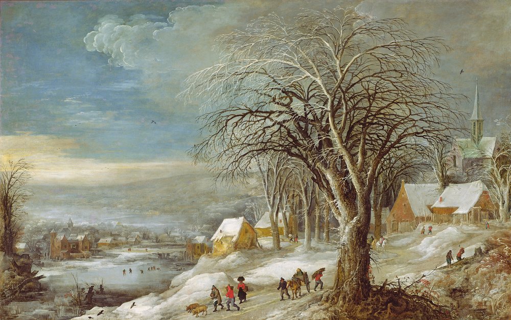 Paisaje de Invierno de Joos or Josse de Momper