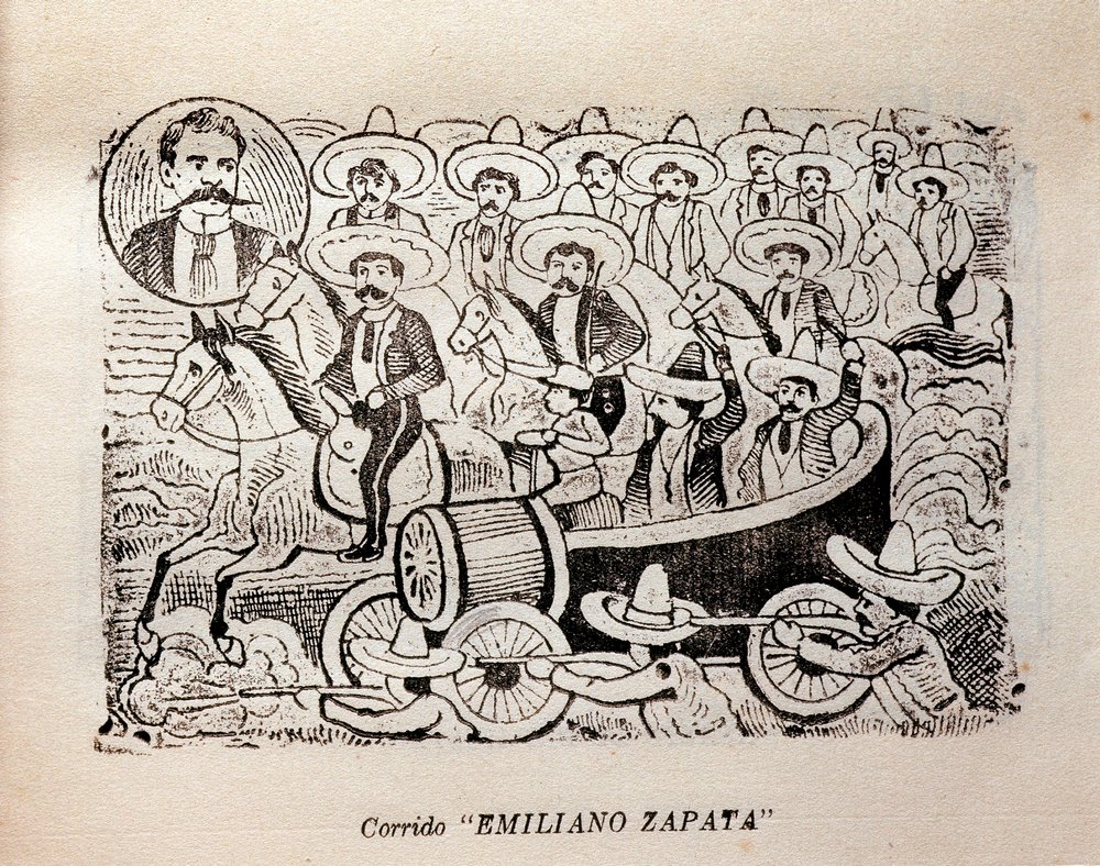 México. Revolución Mexicana 'Corrido Emiliano Zapata'