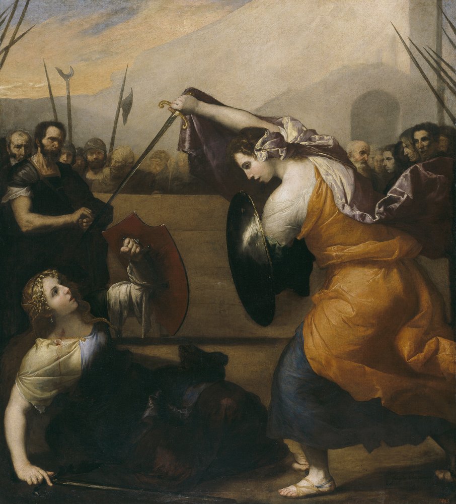 Duelo de mujeres de Jusepe de Ribera