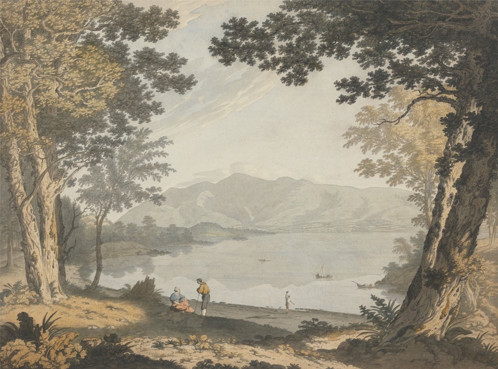 Vista de Skiddaw y Derwentwater de Joseph Farington