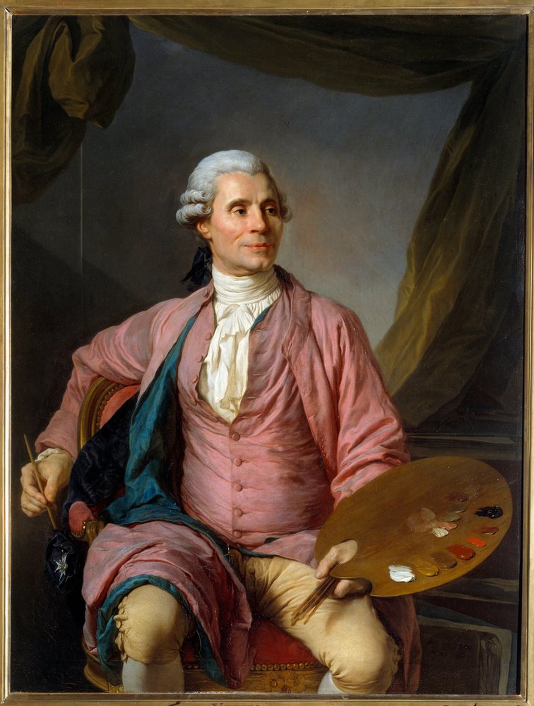 Retrato del pintor Joseph Marie Vien (1716-1809) de Joseph Siffred Duplessis