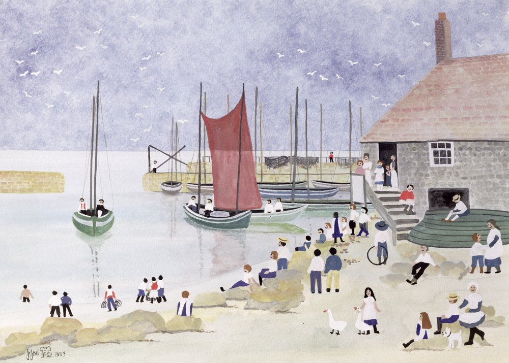 Viejo Mousehole, 1993 de Judy Joel