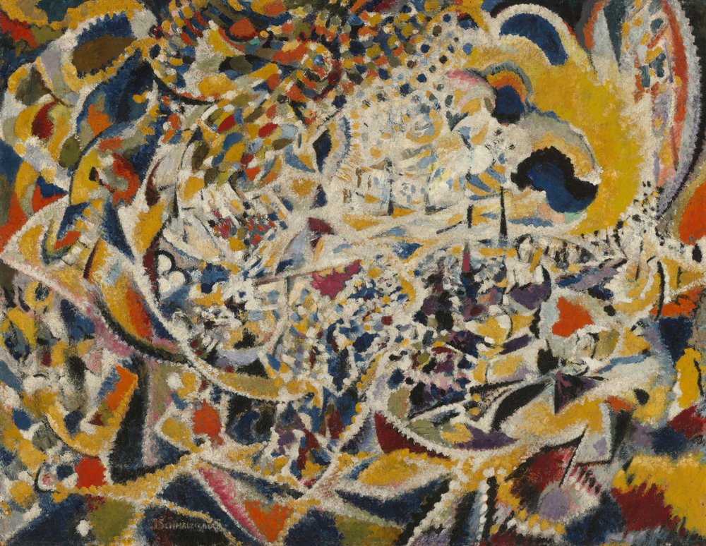 Ritmo de Ondas de Luz: Calle + Sol + Multitud de Jules Schmalzigaug