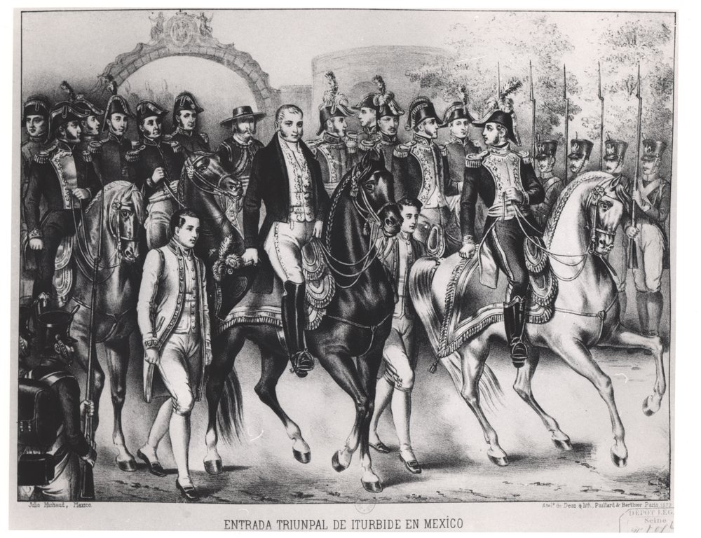 Entrada triunfal de Agustín de Iturbide de Julio Michaud