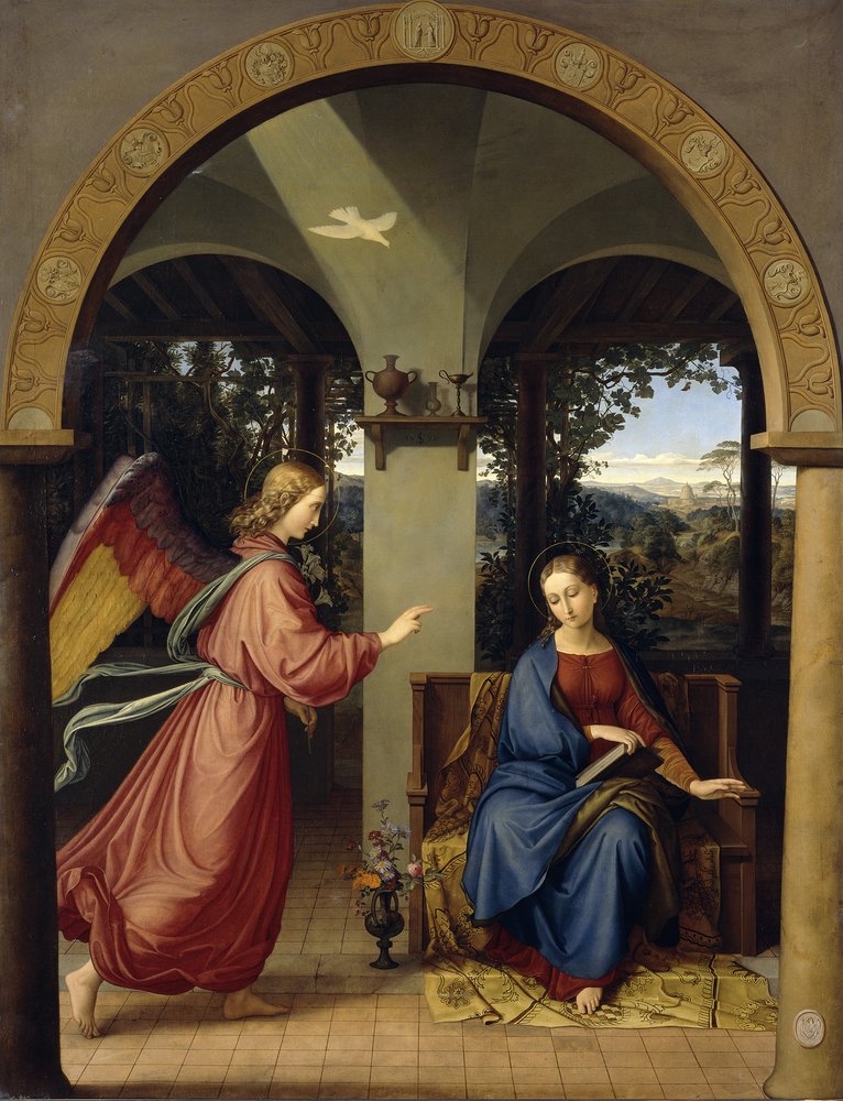 Anunciación de Julius Schnorr von Carolsfeld
