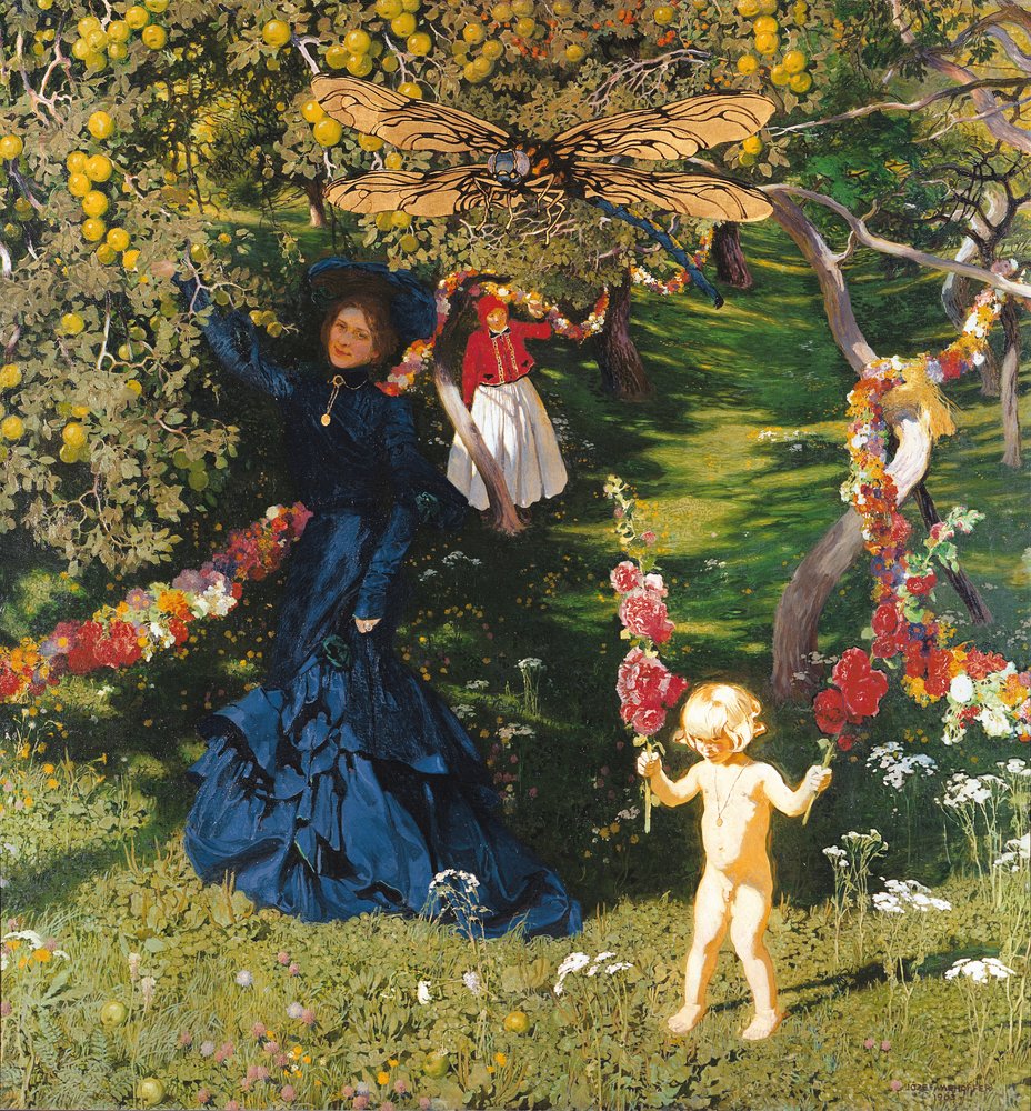(極レア美品CD) RosenFeld ...In The Garden El jardín extraño | Józef Mehoffer | Impresión de arte