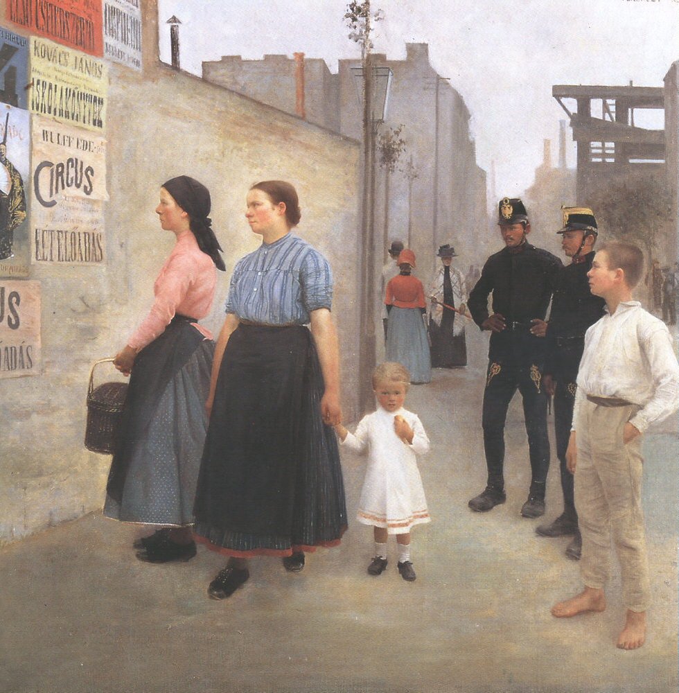 Antes de los carteles de Károly Ferenczy