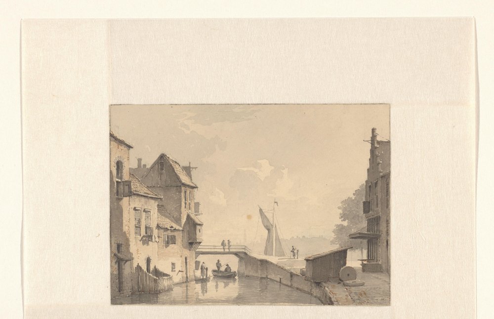 Vista de un canal en una ciudad de Kasparus Karsen