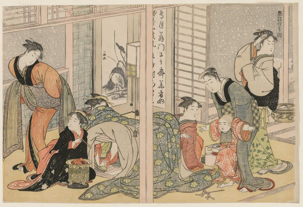 Elegantes placeres de las cuatro estaciones de Kitagawa Utamaro