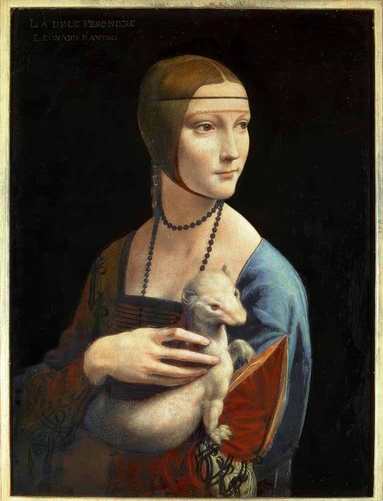 La dama con armiño de Leonardo da Vinci