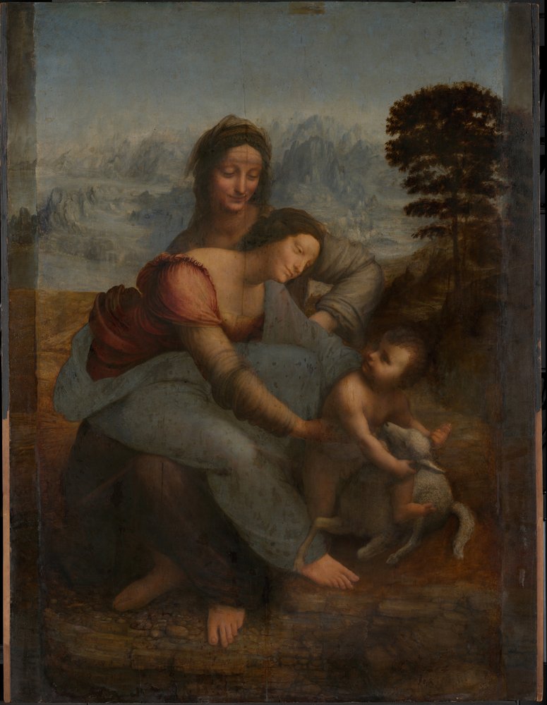 La Virgen y el Niño con Santa Ana de Leonardo da Vinci