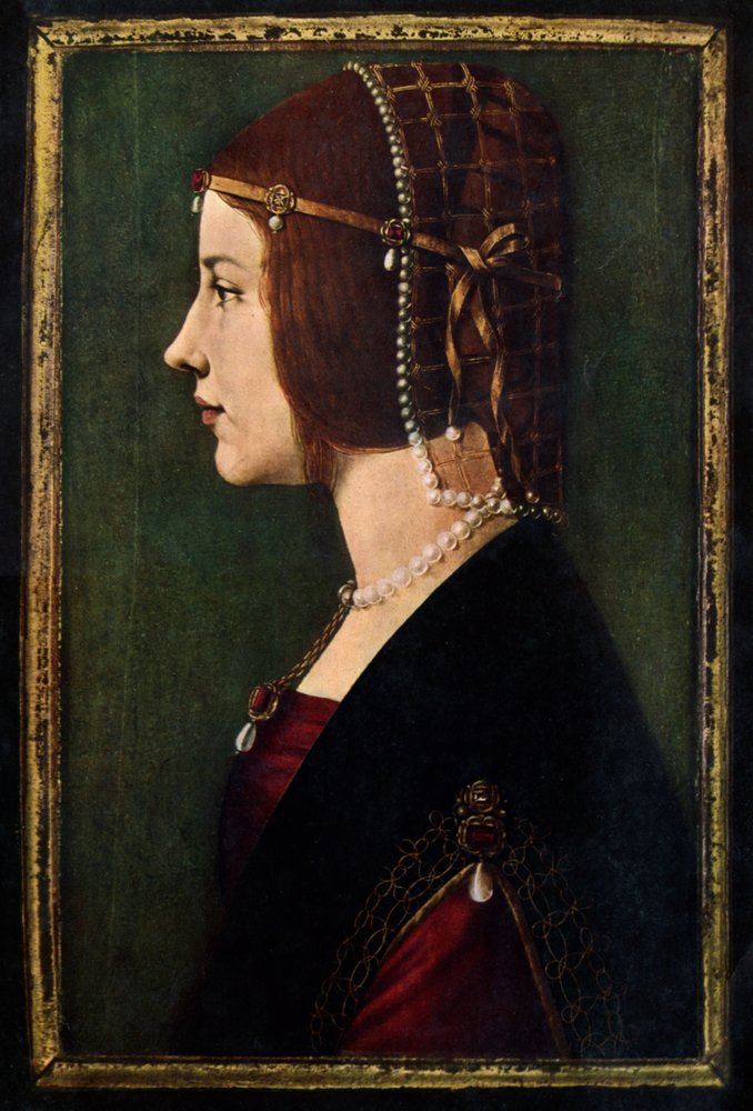Beatrice d'Este 1475-1497, c1490 | Leonardo da Vinci