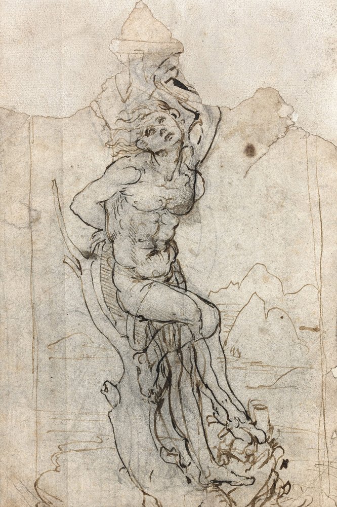 El martirio de San Sebastián de Leonardo da Vinci