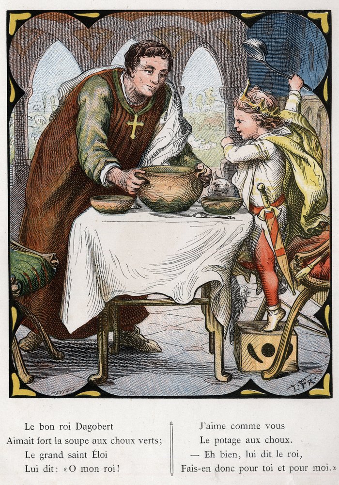 Ilustración de Lorenz Frolich (1820-1908) para la canción popular 