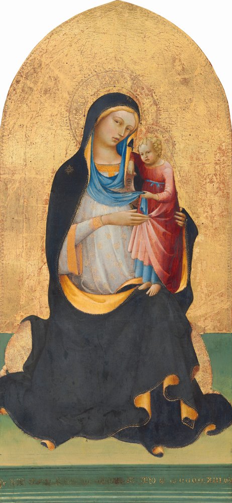 Madonna y el Niño, 1413 de Lorenzo Monaco