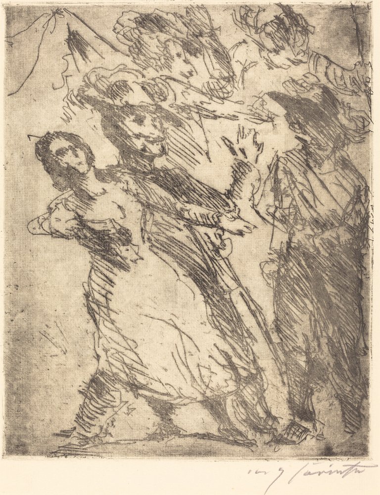 Caballeros con una mujer, c. 1923 de Lovis Corinth