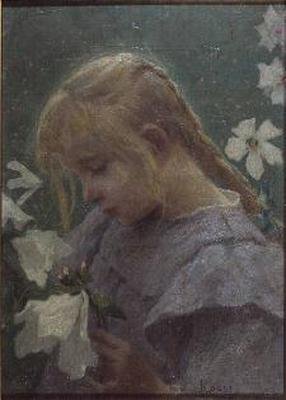 Retrato de una niña | Luigi Rossi | Impresión de arte