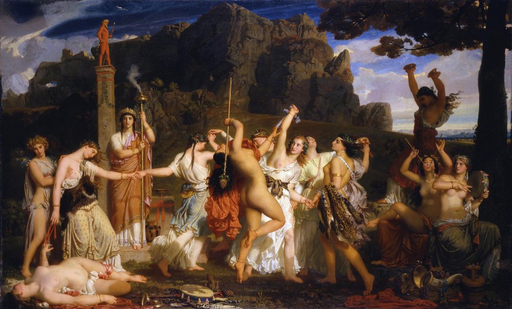 La Danza de las Bacantes de Charles Gleyre