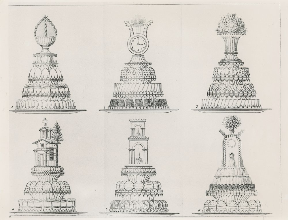 Diseños de Antoine Carême de Marie Antoine Careme