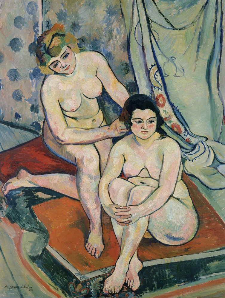 Las dos bañistas, 1923 de Marie Clementine (Suzanne) Valadon
