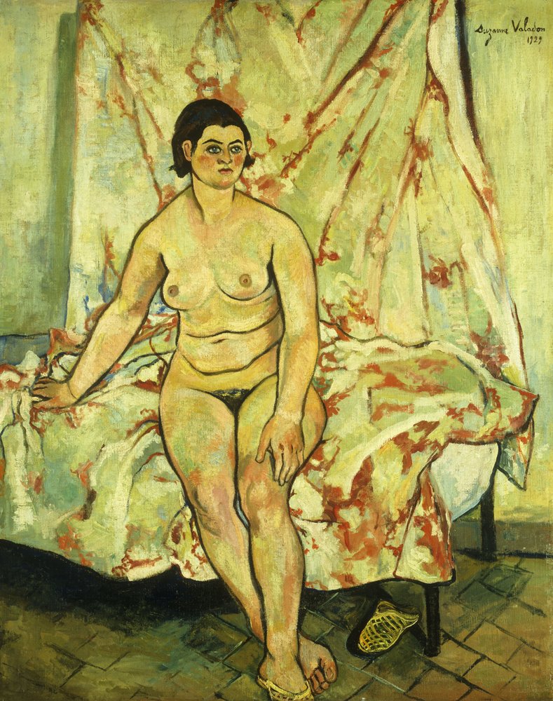 Desnudo sentado al borde de una cama, 1929 de Marie Clementine Valadon