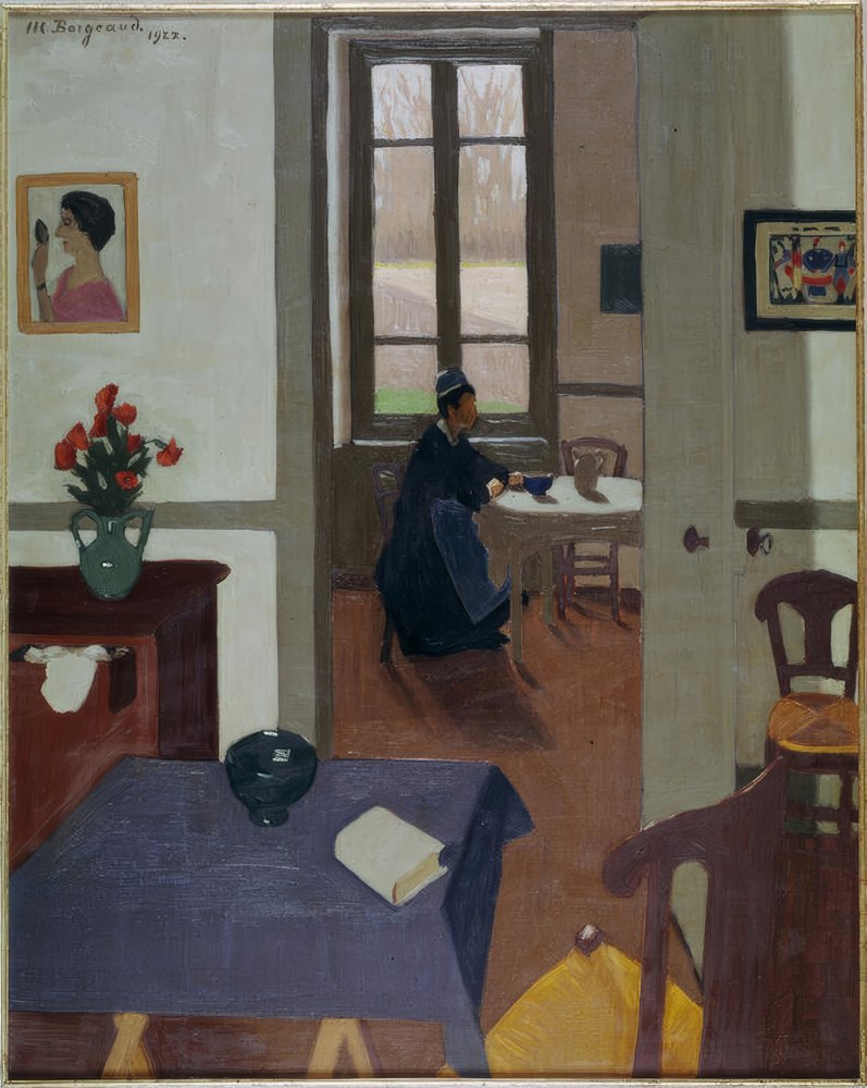 Mujer en un interior de Marius Borgeaud