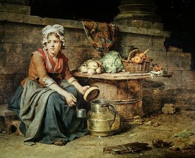 El pequeño vendedor de leche de Michel-Martin Drolling