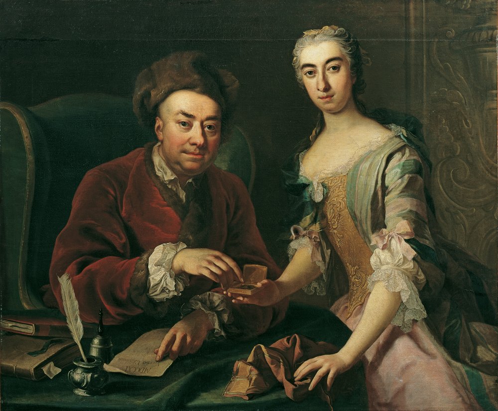 doble retrato de Martin van Meytens d. J.