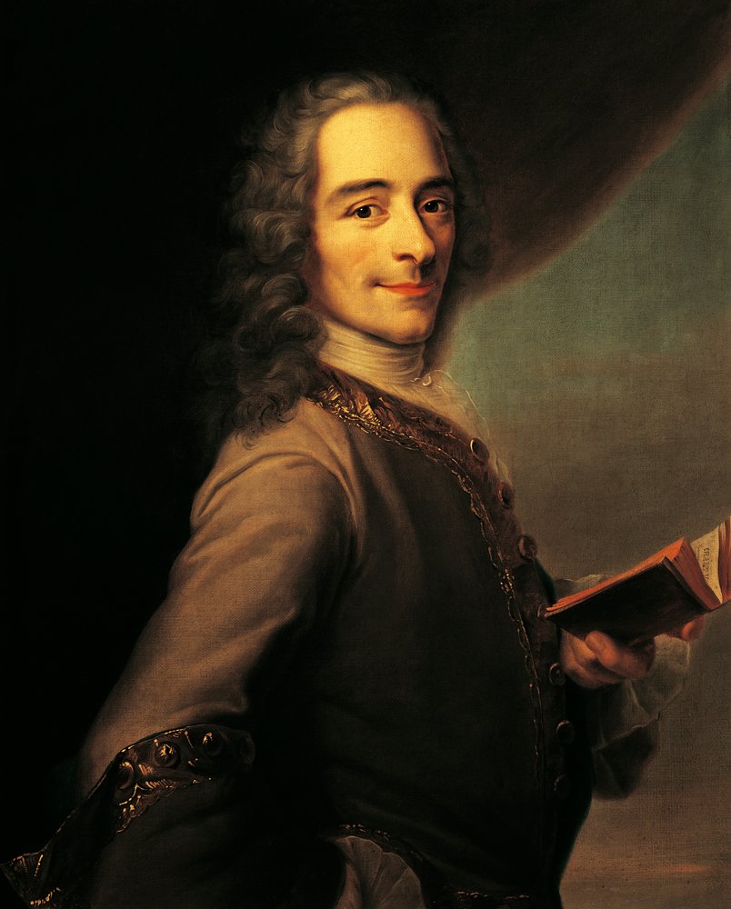 Retrato de Voltaire de Maurice-Quentin de La Tour