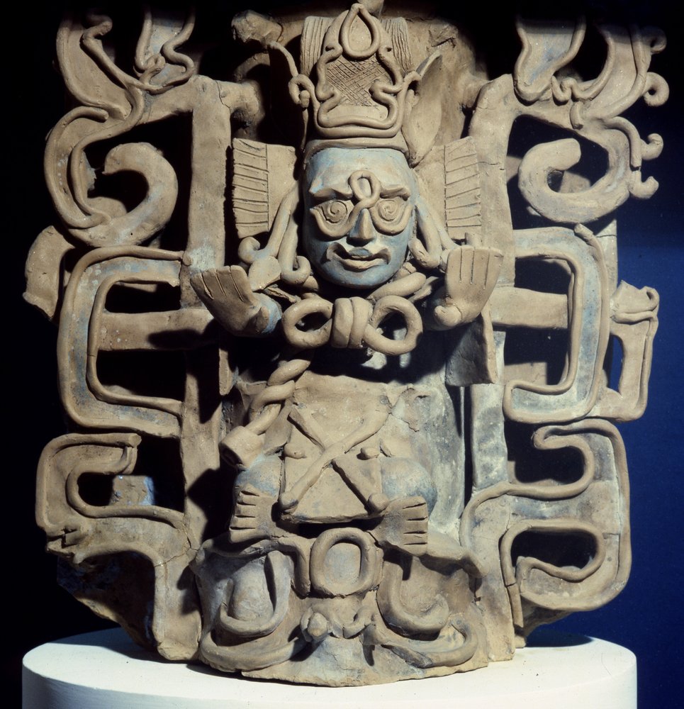 Urna funeraria de Tapijulapa, Tabasco (terracota) de Mayan